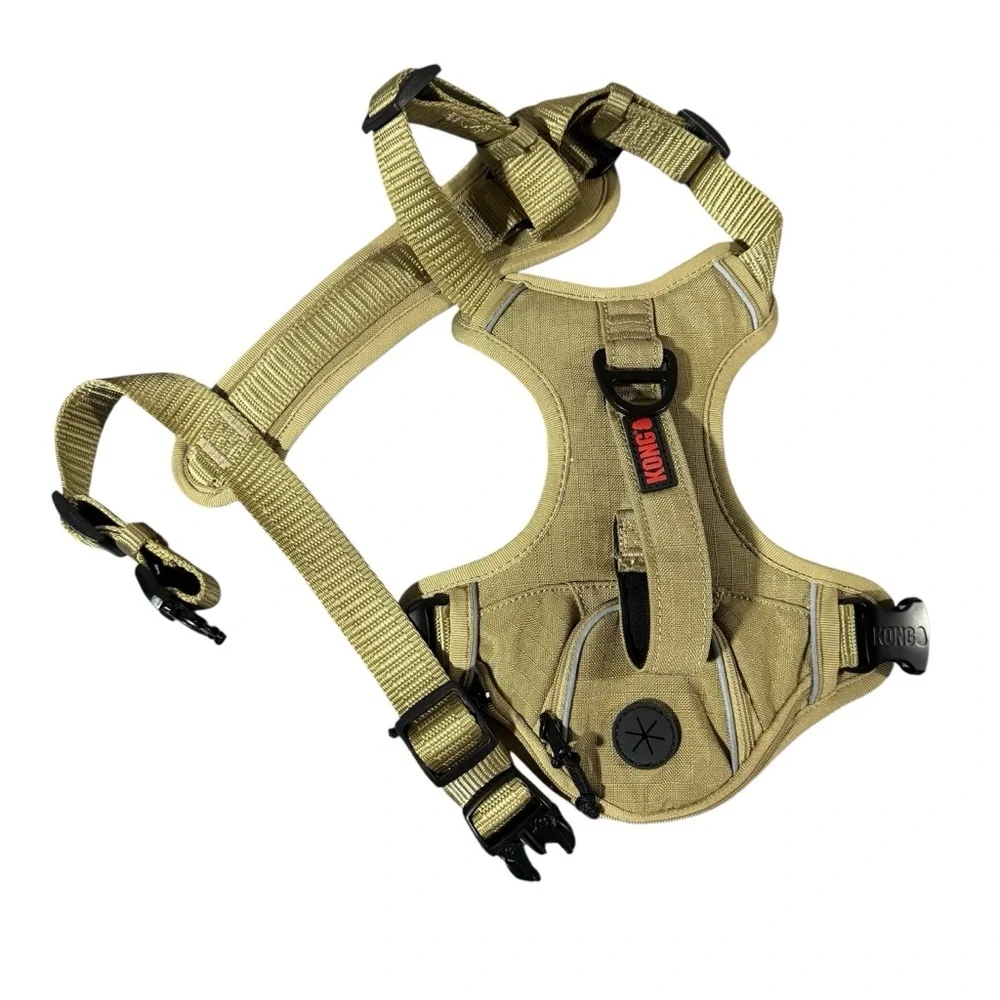KONG Tan Dog Harness One Small and One Medium